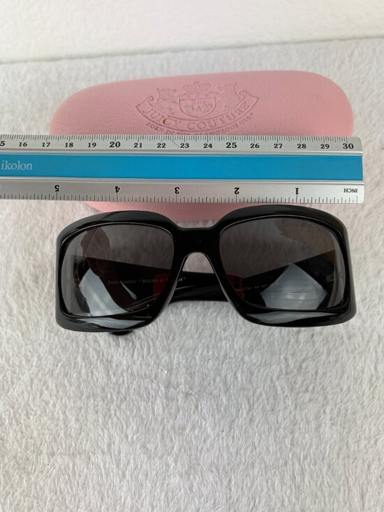 JUICY COUTURE Sunglasses Hhades/S c. 0807 BM Shiny Black 61017-120mm Italy main image 6